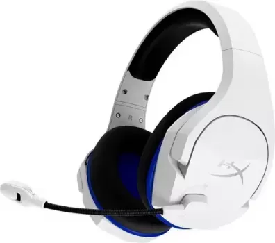 HyperX Cloud Stinger Core 4P5J1AA Wireless Gaming Headset, 40mm Driver, Noise Cancelling Microphone, Compatible with PS5 / PS4 / PC, Up To 17 Hours Battery Life, White | HHSS1C-KB-WT/G